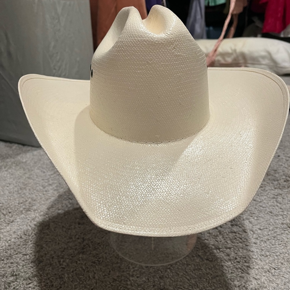 Atwood Bandera Straw Cowboy Hat Size 7